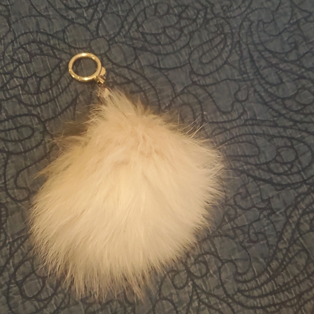 Michael Kors pink and green bag charm